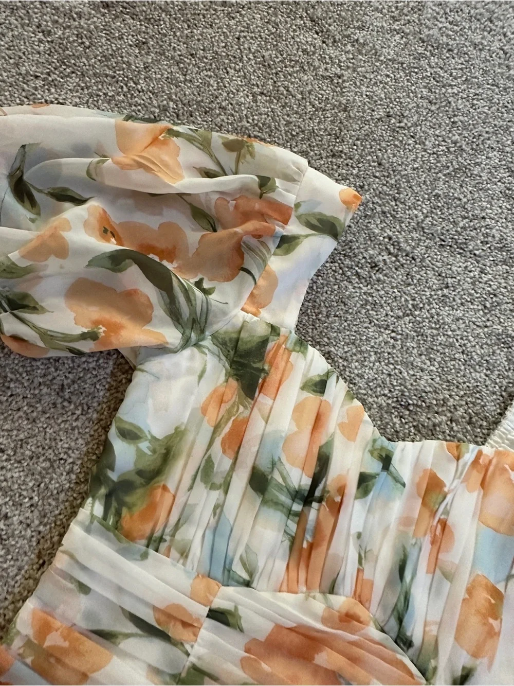 Abercrombie & Fitch sheer ivory